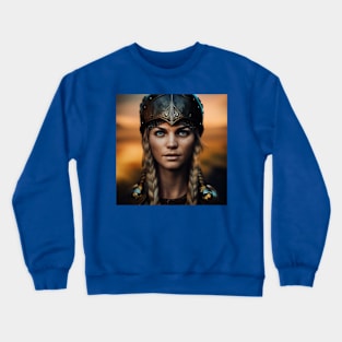 Viking Shield Maiden Crewneck Sweatshirt